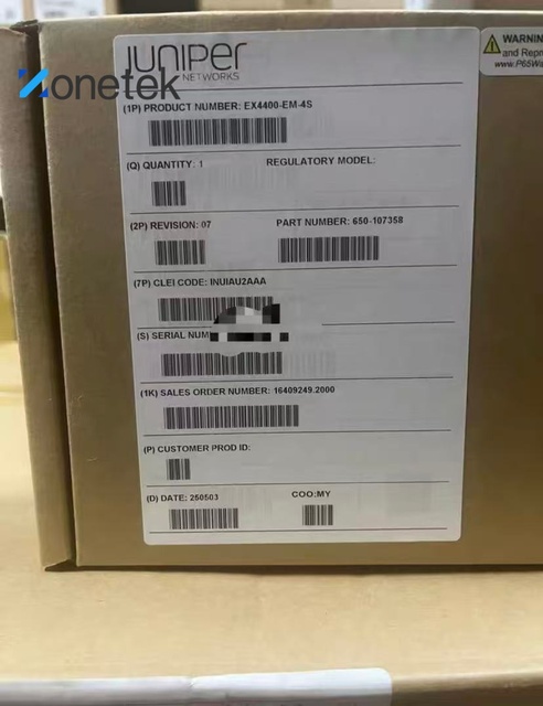 Original New Juniper EX4400-EM-4S 4x 10GB SFP+ Module