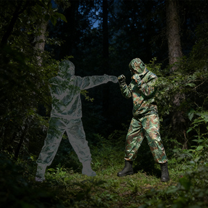 Ensemble de Camouflage Thermique Multispectral Anti-Infrarouge Moyen (FIR) et Anti-IR (AIR) Invisible pour Entraînement Professionnel en Ville et en Forêt - Product Image 2
