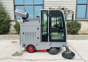 Nouvelle autoportée électrique avec moteur et châssis transparent pour le nettoyage des routes et des sols d'usine, batterie grande capacité standard 48V 63AH P - Product Image 3