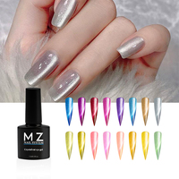 Nouveau style – Kit de vernis gel semi-permanent 15 ml translucide, couleurs gel, sans HEMA, durcissement LED, effet magnétique, pour ongles œil de chat DIY