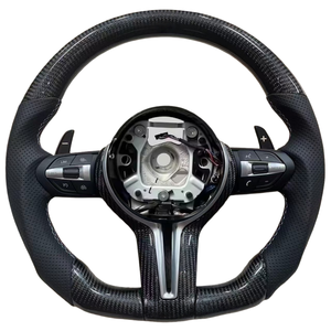 Volant en cuir semi-carbone avec marquage de correction rouge pour BMW M3 M4 <span class=keywords><strong>M5</strong></span> M6 F06 F10 F15 F16 F20 F30 F31 F32 F34 F36 - Product Image 3