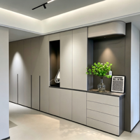 Meuble de rangement à chaussures moderne pour l'entrée de la maison, armoire de rangement à chaussures sur mesure pour le couloir, meuble d'entrée domestique