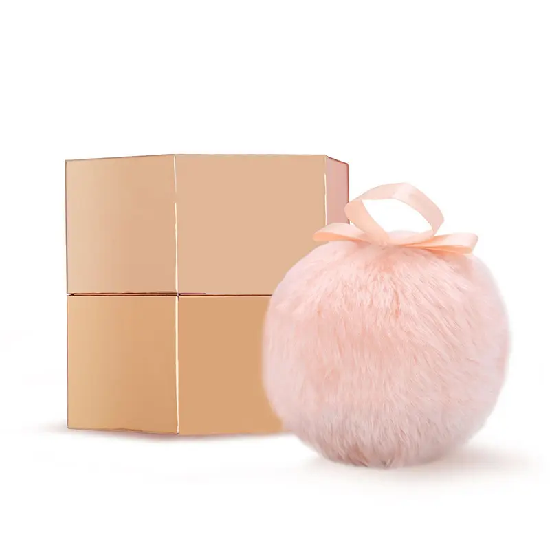 Esponja De Maquillaje in Luxury Gift Box Personalized For Women Long Plush Body Highlight Powder Puff Glitter ShimmerBall