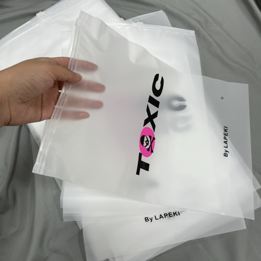 biodegradable wholesale high quality peach custom printed rose logo poly pack mailers plastic packaging bag for clothing
