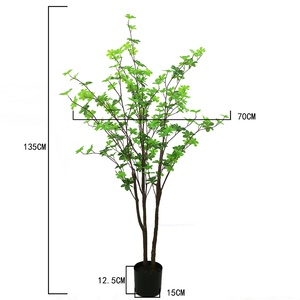 Elegante <span class=keywords><strong>Albero</strong></span> Artificiale di Enkianthus <span class=keywords><strong>da</strong></span> 165 cm, Realistico e Fiorito, per Decorazione di Giardini, Patii e Paesaggi Naturalistici - Product Image 4