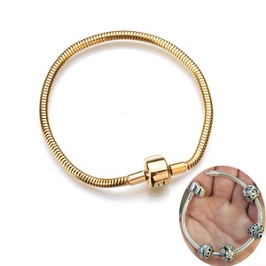 <span class=keywords><strong>Bracelet</strong></span> à maillons et fermoir <span class=keywords><strong>magnétique</strong></span> pour femmes, chaîne initiale de 3mm, accessoires en acier inoxydable, bijoux Los Angeles, <span class=keywords><strong>bricolage</strong></span>, - Product Image 2