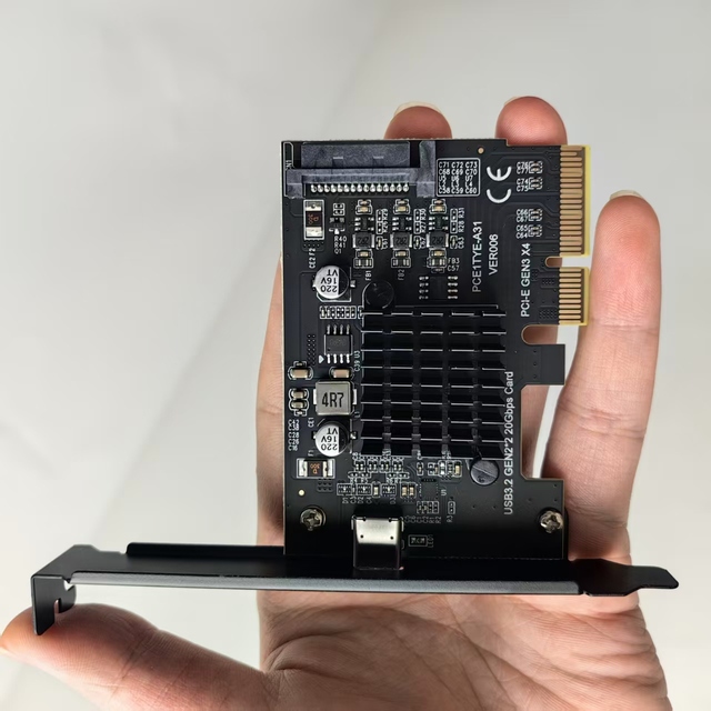 PCIe X4 to USB3.2 Gen2x2 Type-C Expansion Card