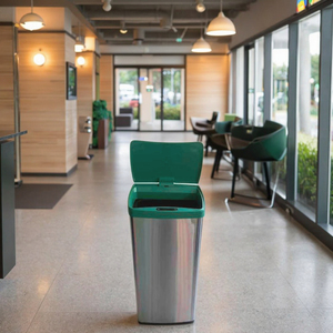 Nhà Thông Minh Nhà Bếp Thùng Rác Có Thể Cảm Biến Tự Động Thân Thiện Với Môi Thép Không Gỉ Cổ Điển Chất Thải Bin Không Có Cảm Ứng Thùng Rác Cho Trong Nhà/Ngoài Trời - Product Image 6