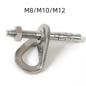 Anclaje de cuña métrica de expansión de acero inoxidable M8 M10 M12 A2 A4 para escalada