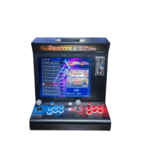 Machine rétro Pandora Box avec écran LCD 17 pouces, double joystick, fonctionnement à pièces, garantie 1 an pour aire de jeux intérieure