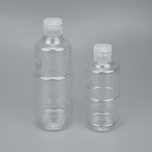 Transparent <b>Plastic</b> Bottles 250ml 380ml Screw <b>Cap</b> Cylinder General Packaging PET Material Multiple Capacity Options - Product Image 1