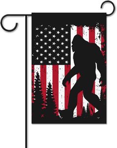 Personnalisation à bas prix 12x18 pouces <span class=keywords><strong>Bigfoot</strong></span> Believe Sasquatch Garden Flag Welcome Party Décorations extérieures - Product Image 3