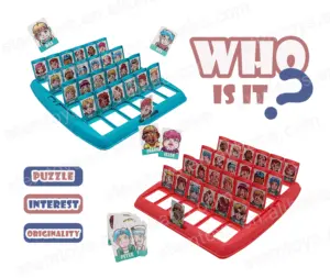 Family table game quick thinking questions guess who am I super grow future thinking stem educational toy for kid