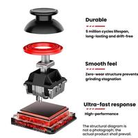 Control de Juego Inalámbrico con Vibración GAMEMT 080S 2.4G para PC / Switch / PS3, Especificaciones: Con Receptor