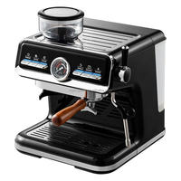 Machine à café expresso 20 bars avec moulin intégré et mousseur à lait, appareil de cuisine pour usage domestique