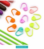 Lot de 30 crochets carrés en plastique à manche souple, couleurs variées, pour tricot de laine, fabrication de poupées et écharpes DIY, Fête des Mères, Anniversaire