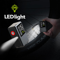 BL01 Vélo Pompe Main Électrique Pneu Gonfleur Boule Moto Scooter Vélo Compresseur Pneu avec Jauge avec Lumière Led