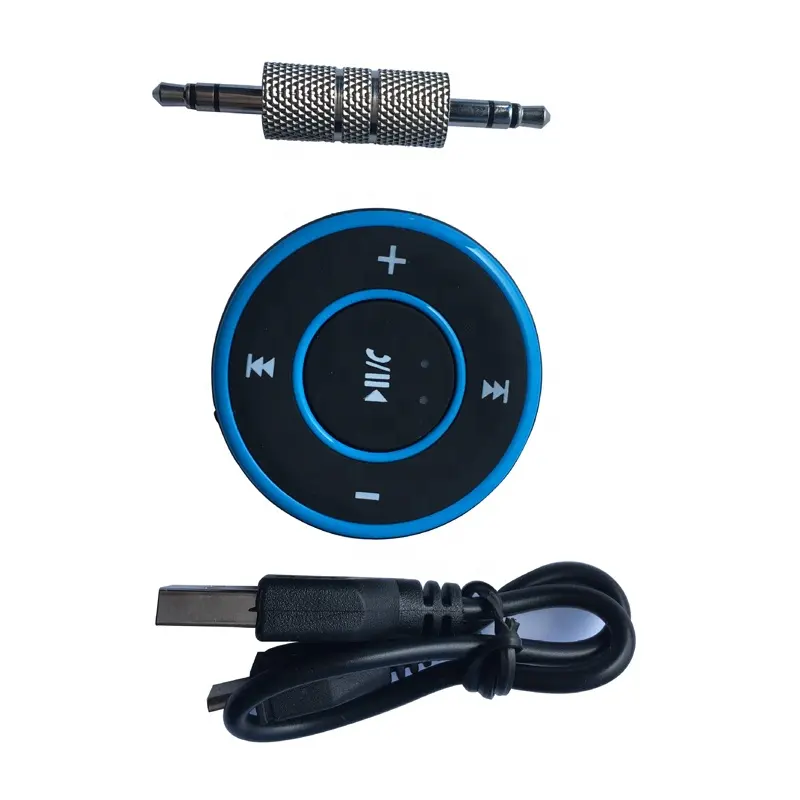 Çok fonksiyonlu uyumlu kablosuz Blueto0th ses alıcı eller-serbest araç kiti müzik adaptörü 3.5mm Aux kulaklık hoparlör stereo