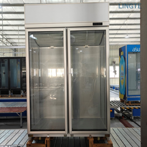 Werbeartikel: Tür-Kühlschrank aus Edelstahl für Getränke und Alkohol mit digitaler Temperaturregelung und Luftkühlung - Product Image 6