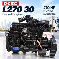 Moteurs diesel pour camions SCDC Cumins DCEC L270 30 270HP 2200 tr/min 8,9 L Tier III refroidis par eau, turbocompressés et avec refroidisseur intermédiaire