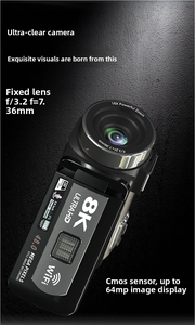 <span class=keywords><strong>Enregistreur</strong></span> vidéo Elite 15FPS haute résolution avec capteur infrarouge double batterie pour <span class=keywords><strong>TikTok</strong></span>, Vlogging et YouTube - Product Image 3