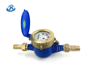 Dn15mm thực tế Đồng hồ nước đồng hồ đo lưu lượng cơ khí đa máy bay phản lực chất lượng cao đồng hồ nước - Product Image 3