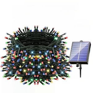 Guirlande Lumineuse <span class=keywords><strong>Solaire</strong></span> LED Extérieure Étanche IP65 8 Modes pour Décoration d'Arbres, Noël, Camping, Mariage, Fête, Décoration Féerique - Product Image 2