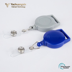 Portacredenciales Retráctil Yachuangxin con Clip, Soporte de Una Sola Cara, Negro con Porta Documentos Transparente, Estándar Global de Reciclaje - Product Image 6