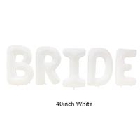 Ballon en aluminium gonflable de 40 pouces pour décoration de fête, lettres de mariage pour future mariée, vente en gros