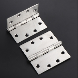 Bisagra de Puerta de Acero Inoxidable Rideley, 4.5 Pulgadas, 3mm de Grosor, 6 Orificios, Apertura de 180 Grados, Resistente - Product Image 1
