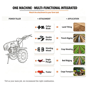 Motoculteur à essence <span class=keywords><strong>BISON</strong></span> <span class=keywords><strong>5</strong></span>/6/7/8/9/10/12HP, tracteur à deux roues, cultivateur rotatif agricole efficace pour le labour - Product Image 3