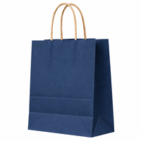 Sac en papier kraft personnalisé avec logo, sacs de shopping sur mesure avec poignées pour vêtements, cadeaux, emballage de détail