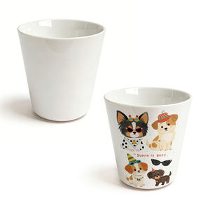 Gobelet conique vierge pour sublimation 8oz en polymère pour enfants avec moule en aluminium, 11 couleurs, personnalisable pour impression par transfert thermique - Product Image 4