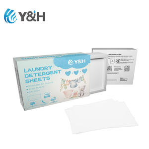 Hojas de Detergente para Ropa para Pieles Sensibles, Probadas por Dermatólogos, Ecológicas y con Logotipo Personalizado - Product Image 1