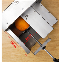 Elektrische fruit- en groentesnijder, citroensnijder, groentesnijder, snijgereedschap voor gember, radijs, medicinale kruiden en aardappelen