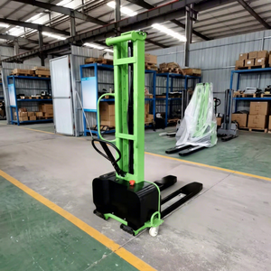 Chariot élévateur semi-électrique WELIFTRICH ZTS-07, capacité 700 kg, batterie plomb-acide 12V45AH, déplaceur latéral hydraulique, pneus pleins - Product Image 1