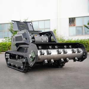 Robot tondeuse à fléaux diesel, largeur de coupe 1000 mm, télécommandée, sur chenilles, tête de coupe à dents de <span class=keywords><strong>castor</strong></span> - Product Image 1