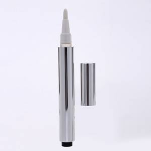 Teeth Whitening Pen 4ml Press Type <b>Aluminum</b> <b>Tube</b> Silver Gold <b>Cosmetic</b> <b>Packaging</b> - Product Image 1