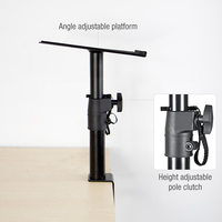 Support d'enceinte de bureau Yinyu SS043 pour moniteur, idéal pour home cinéma et Hi-Fi
