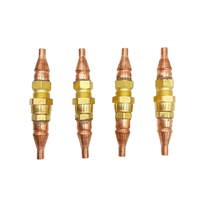 Connecteur de vanne en laiton QuickSeal 952M/600M pour raccords de réfrigérant de chauffe-eau de climatiseur à dégagement rapide auto-scellant