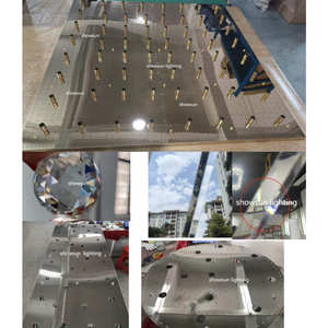 Lampadario personalizzato grande da <span class=keywords><strong>sala</strong></span> per banchetti, - Product Image 3