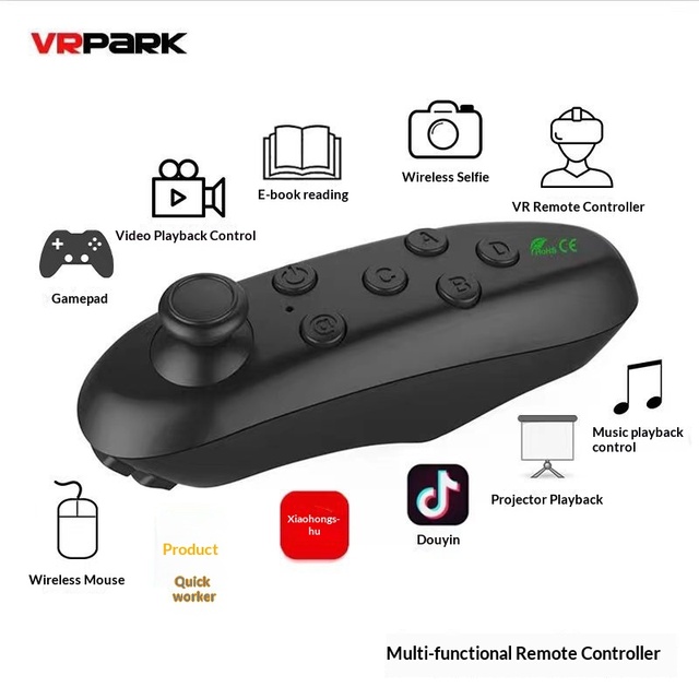 VRPARK for VR Handle Mobile Phone Remote Control Game Wireless Empty Mouse Body Sense Controller Android ABS Material