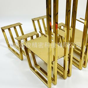 <b>Gold</b> Metal <b>Sofa</b> Frame Carbon Steel Industrial Design Office Desk Table Coffee Table Furniture Accessories Durable Modern - Product Image 4
