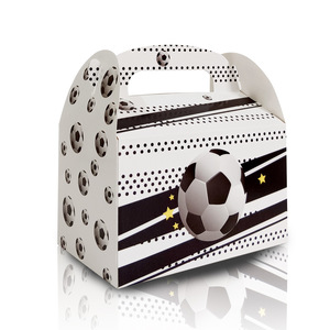 Football Series Boxes <strong>Green</strong> Field Matches Party Candies <strong>Gifts</strong> White Cardstock Western Pastries and Portable Boxes - Product Image 3