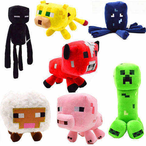 Juguetes de <span class=keywords><strong>Peluche</strong></span> de Minecraft, Dragón de la Sombra Final, Steve, Murciélago, Calamar, Zombi, Muñecos de <span class=keywords><strong>Peluche</strong></span> para Niños, Regalo de Cumpleaños - Product Image 5