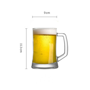 Factory Wholesale Cheap Logo Clear Blown <strong>Beer</strong> Mug <strong>World</strong> Football Wine <strong>Glass</strong> <strong>Cup</strong> <strong>Beer</strong> Set Craft Pilsner <strong>Beer</strong> <strong>Glass</strong> With Handle - Product Image 6