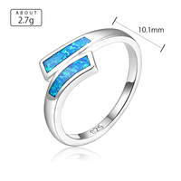 Parure de bijoux de mariée unisexe en argent 925 XYOP, fabrication méticuleuse, bague opale avec incrustation délicate et charme opale arc-en-ciel scintillant