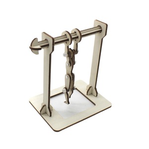 Kit d'éducation scientifique avec modèle de gymnaste en bois, jouet d'expérimentation physique à fonctionnement manuel pour enfants de 7 à 9 ans - Product Image 4