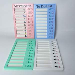 Enfants auto-discipliné perforateur planificateur quotidien planificateur autonome bon plan de formation d'habitudes promotion en plastique - Product Image 2