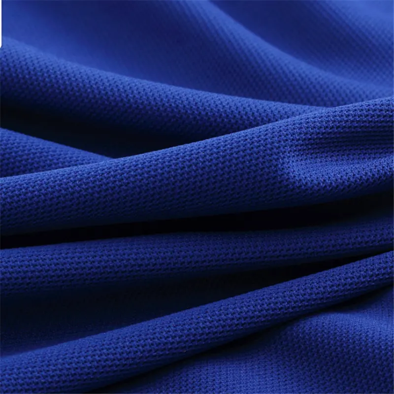 100 polyester weft knitted polo shirt pique fabric